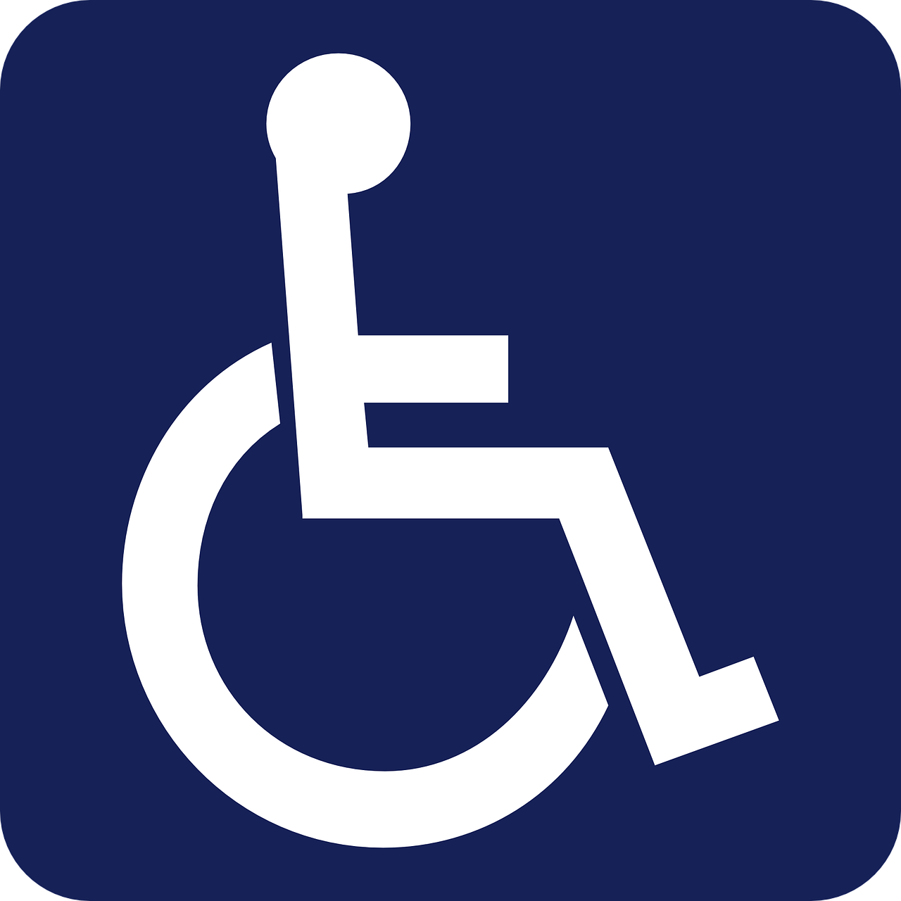  This is the accessibility sign we see out and about in the community