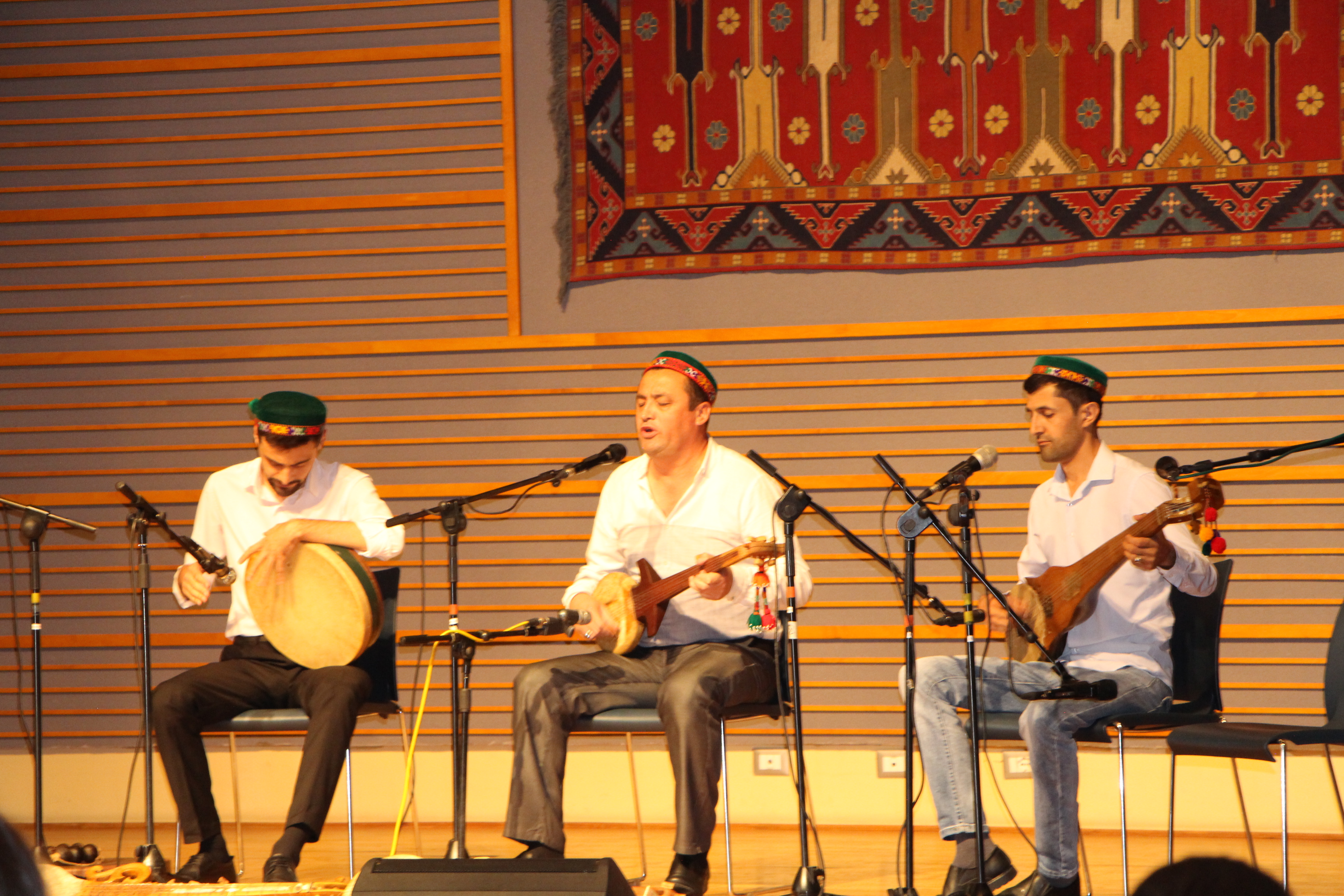 Aknazar Alovatov is performing at the Imamat Day event