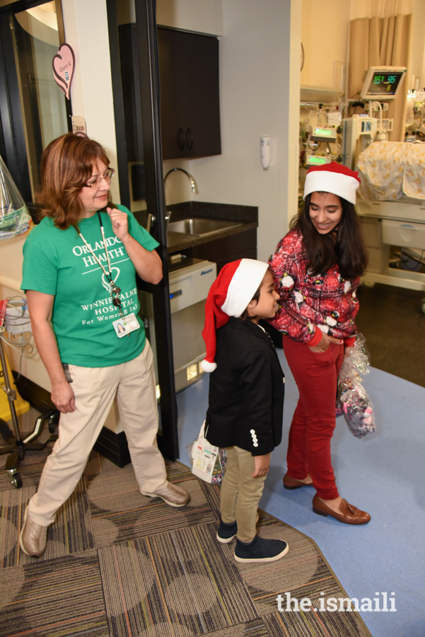 Maya on her way to visit children at NICU of Orlando Health Winnie Palmer Hospital for Women & Babies.