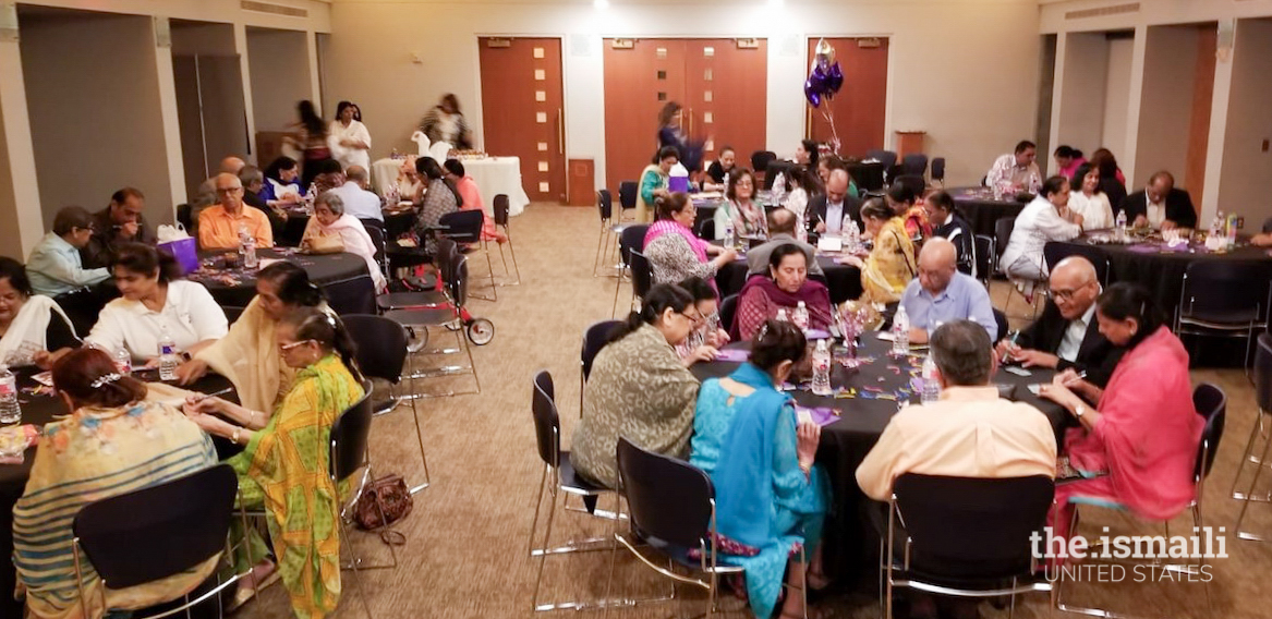 Houston Principal Center seniors enjoying puzzles and bingo.