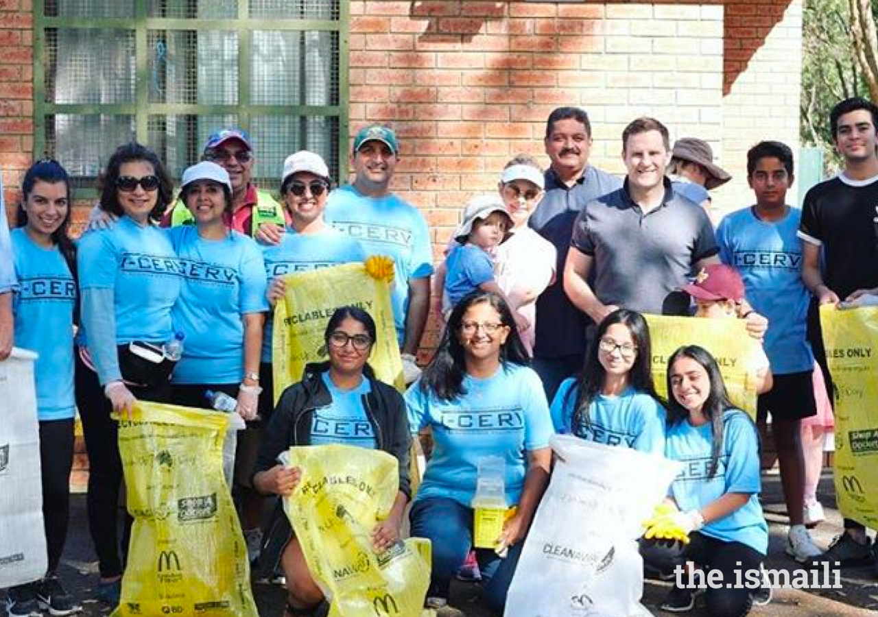 The Jamat in Australia have participated in public initiatives such as Clean up Australia Day.