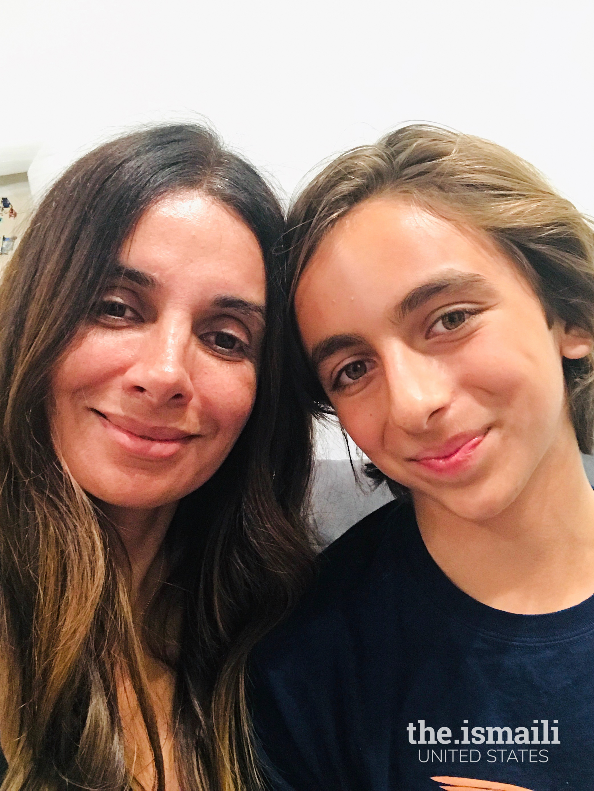 Dr. Shamsah Amersi and her son, Jaden Amersi Anselmo.