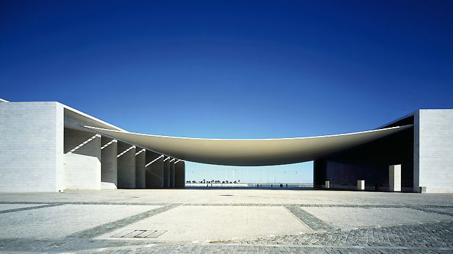 Enjoy the stunning architecture of the Portugal Pavilion