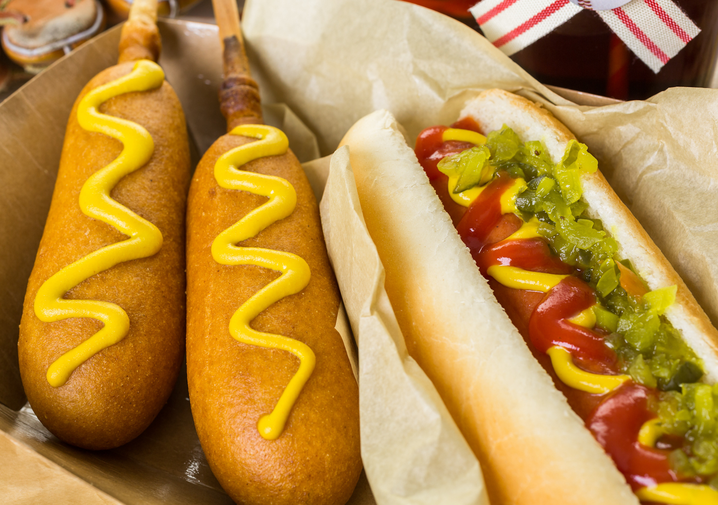 Whether it's a local fair, or a game at a famous sports arena, corn dogs are a staple of the American diet.