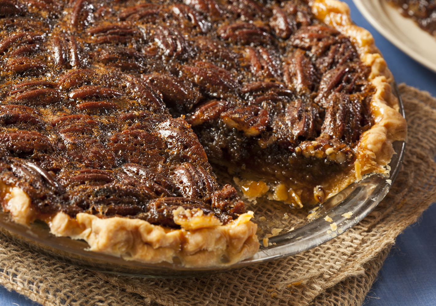 Crunchy on the outside and gooey on the inside make the pecan a delectable dessert