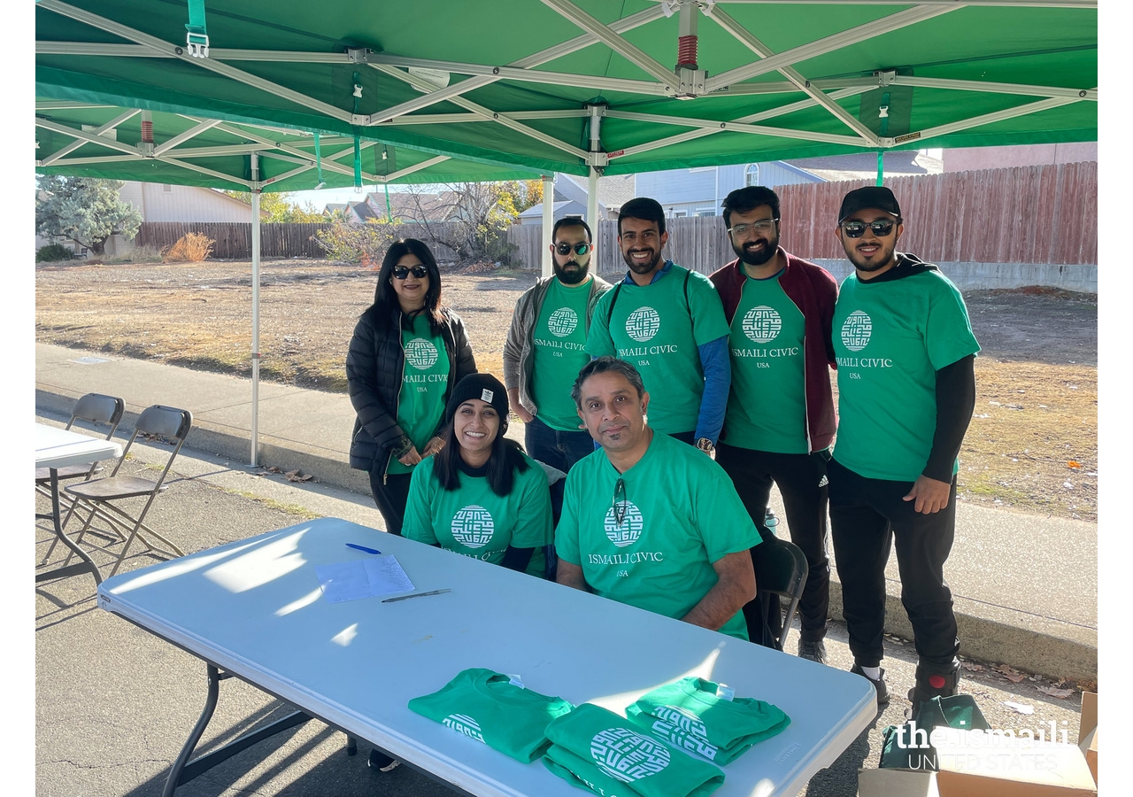 Ismaili CIVIC registration volunteers get ready to register 150 Ismaili CIVIC volunteers for a day of climate action in Sacramento.