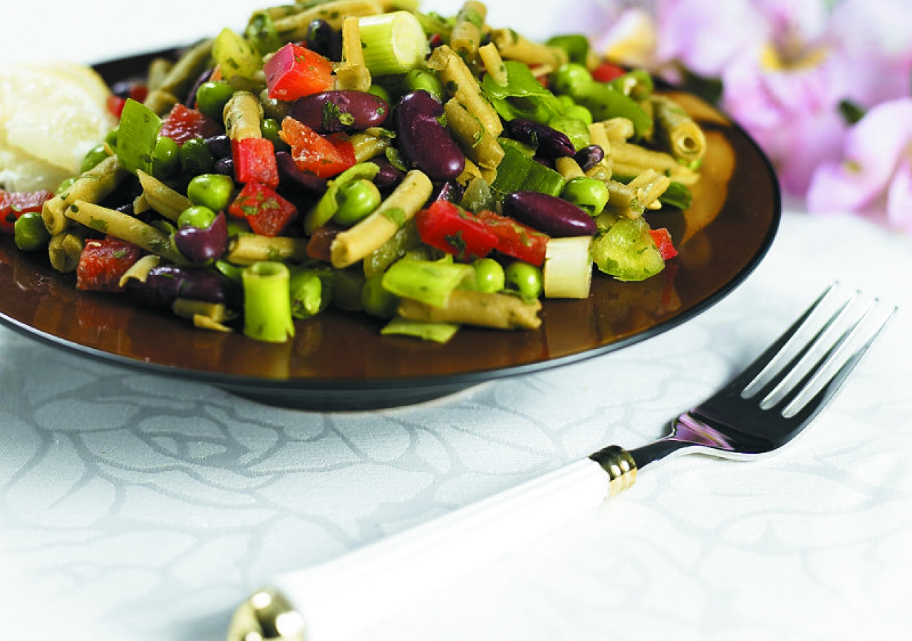 Pea and Bean Salad