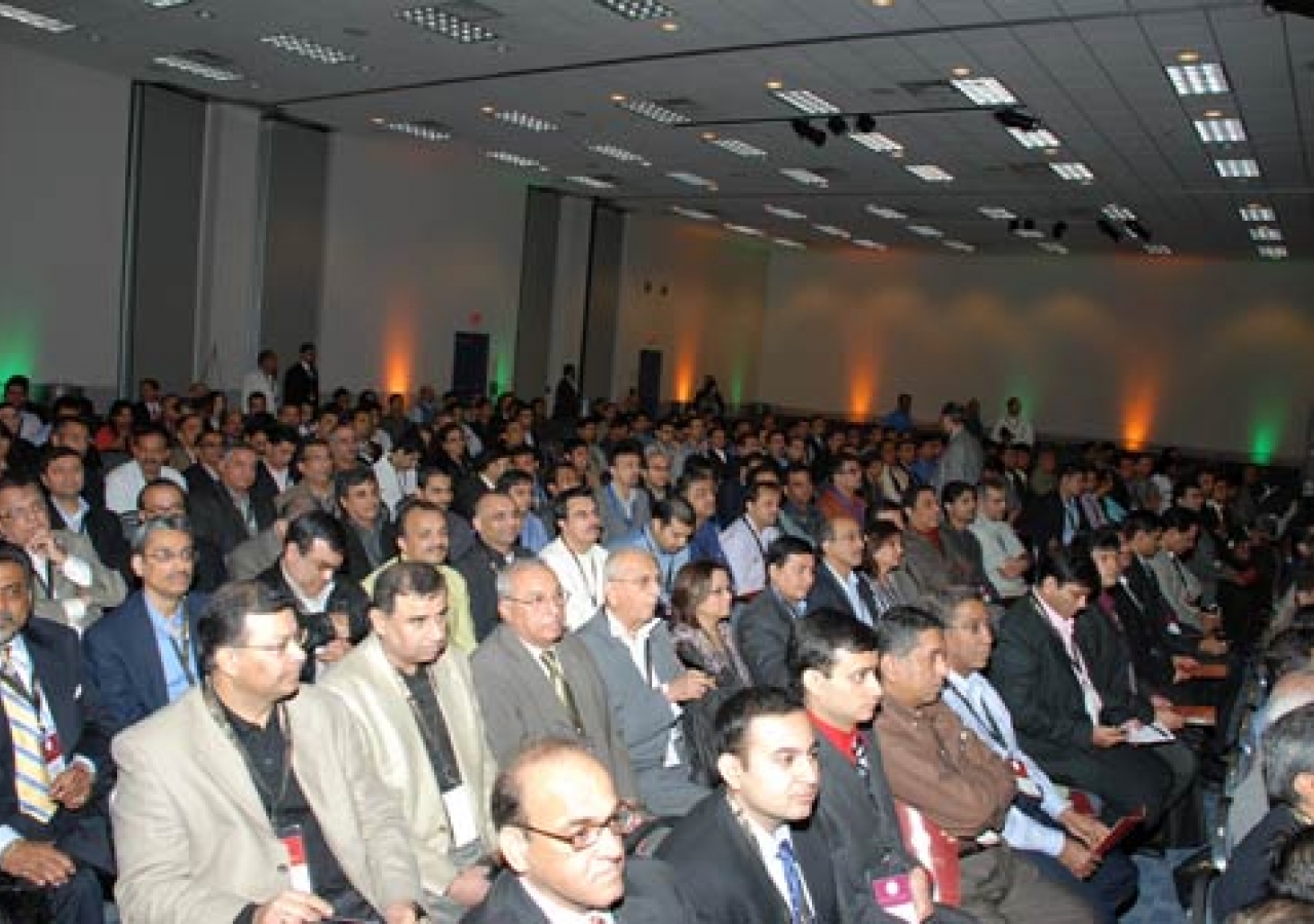 Several hundred attendees participated in the the Ismaili Business Conference.