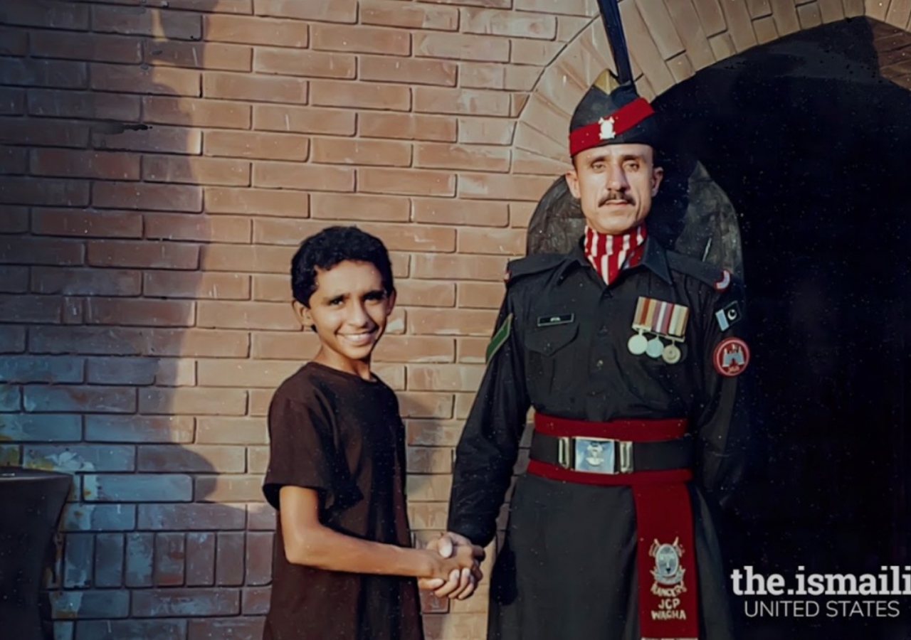 Hakim Manji showed an interest in the armed forces while a youth in Karachi.