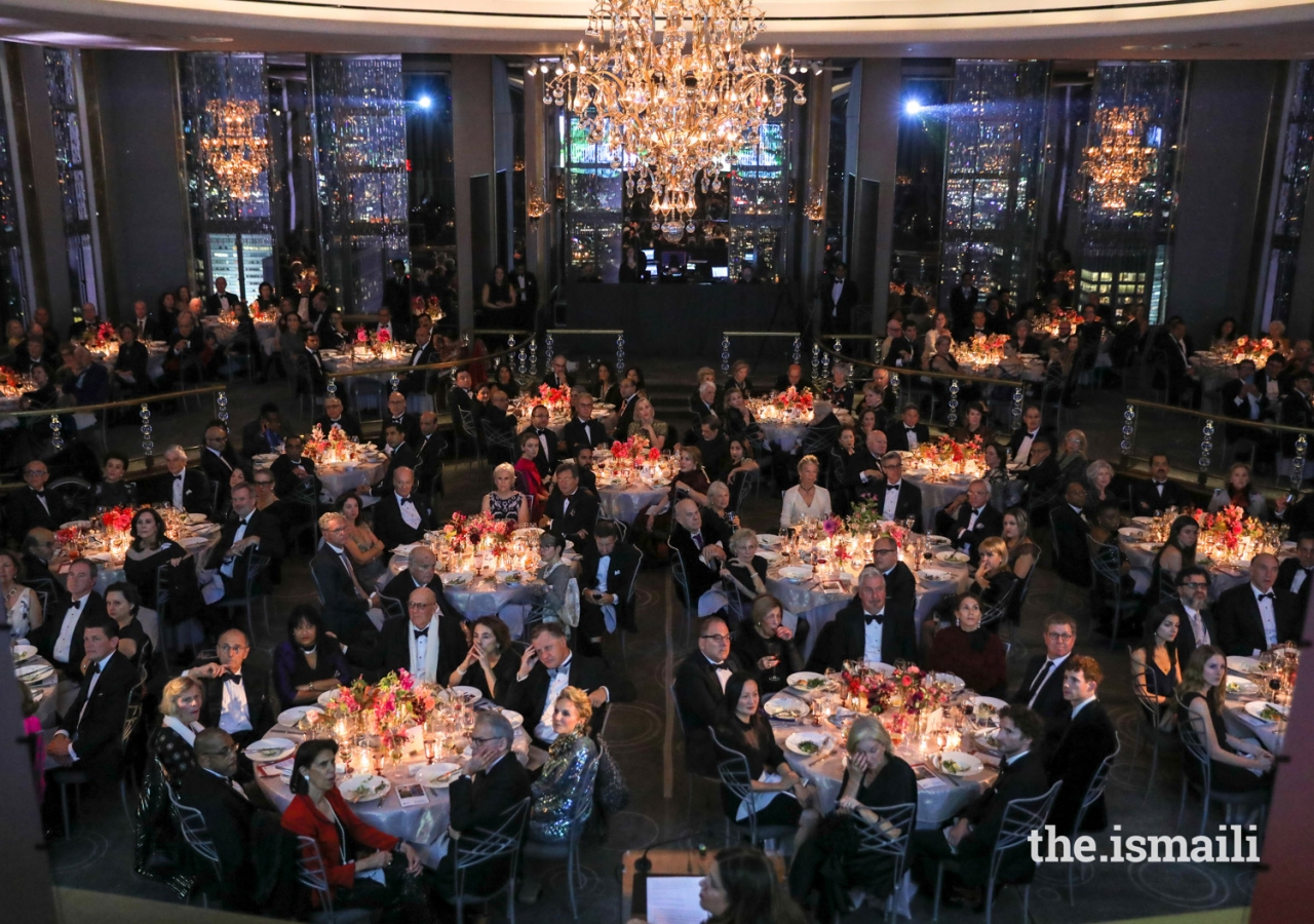 Two-Hundred and seventy-five guests attended the 2018 Hadrian Gala at the Rockefeller Center Plaza in New York City.