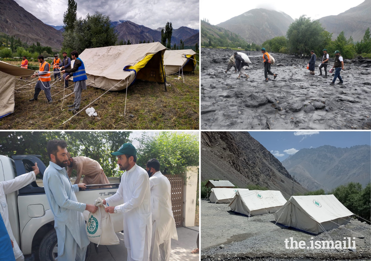 AKAH teams have evacuated more than 8,000 people in mountain areas and are providing supplies such as food, medicine and tents.