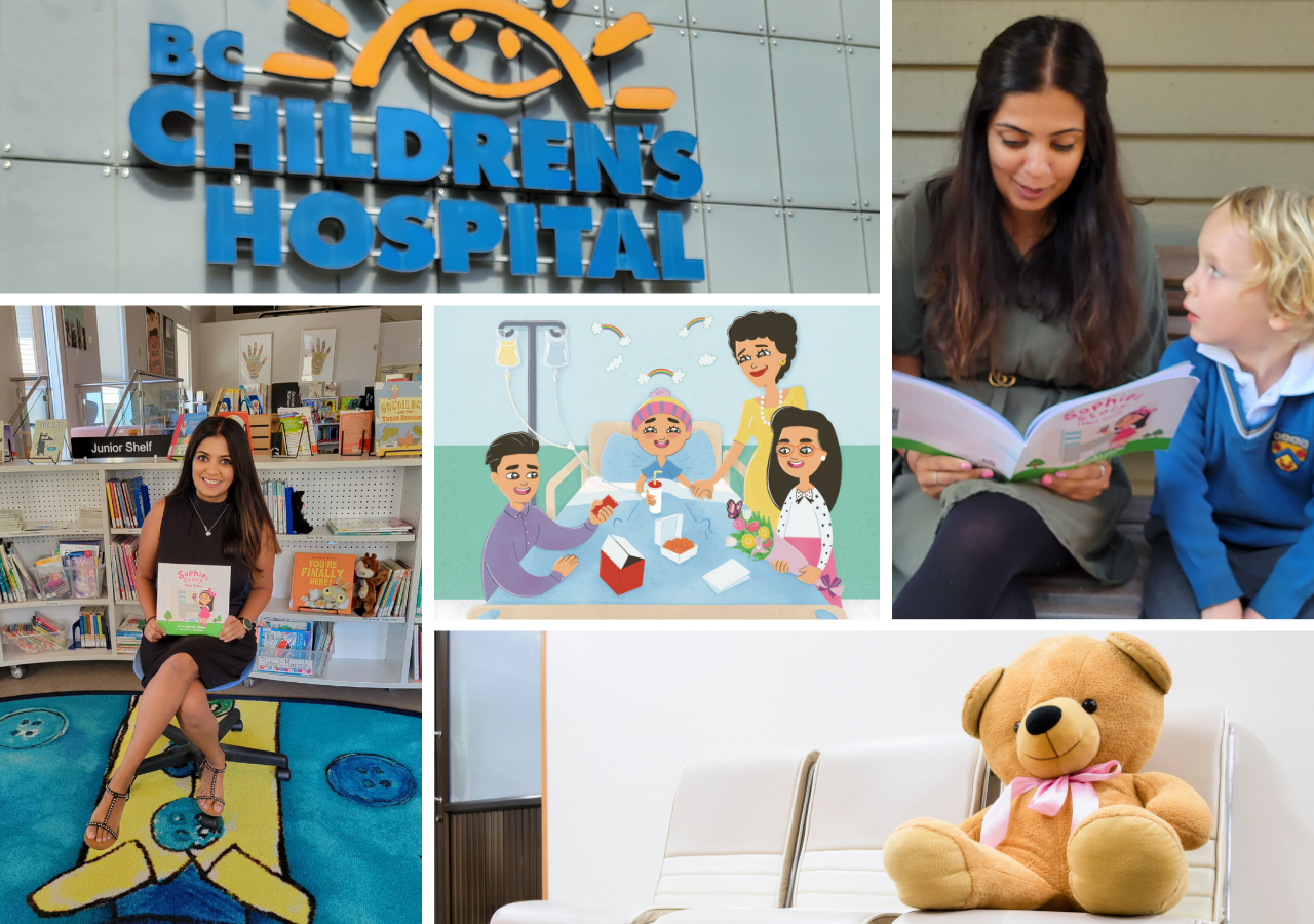 Safia Dhalla wrote a book for children about her story as a young girl battling cancer in hospital.