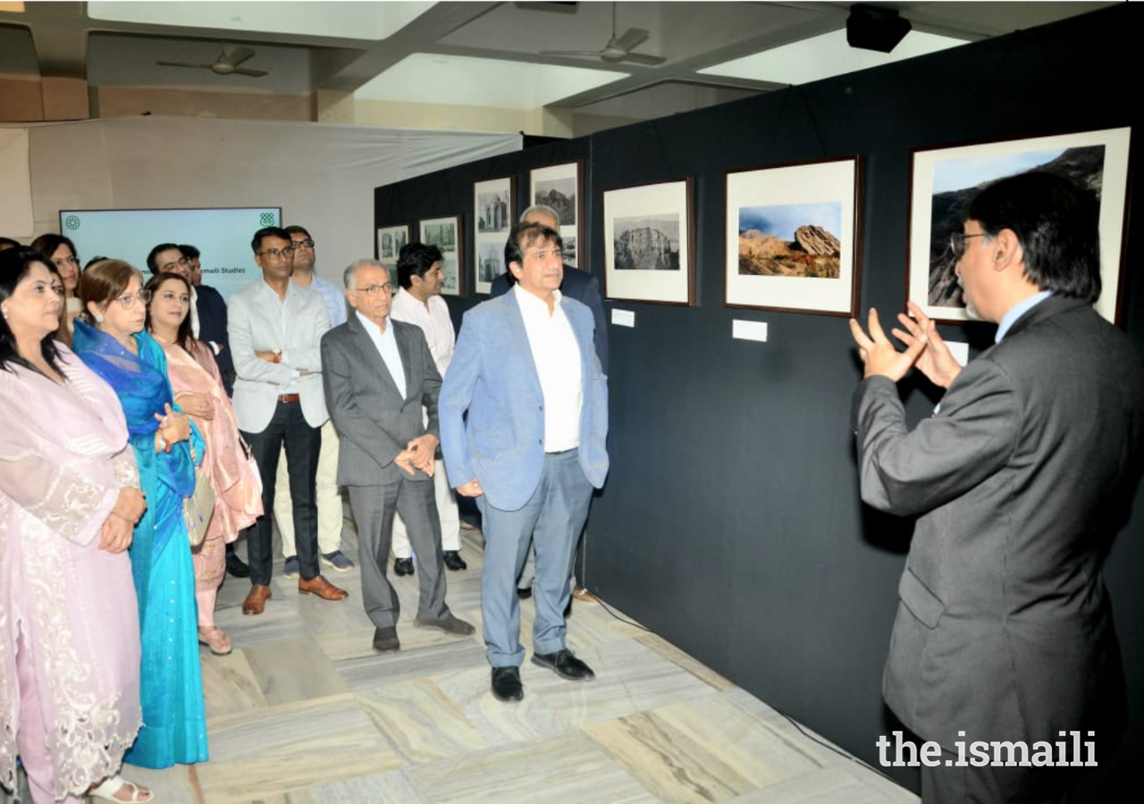 At the exhibition, Hussain Jasani, Head of South Asian Studies at the IIS, provided a brief overview of Ivanow’s life.