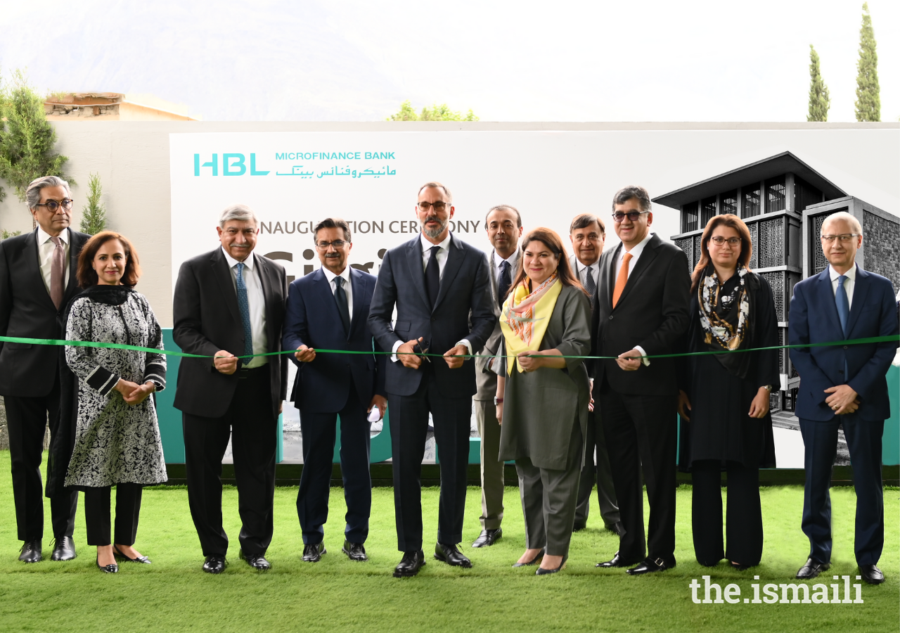 Prince Rahim accompanied by the President of HBL, the Board of HBL Microfinance Bank (HBL MfB) and other leadership inaugurates the new HBL MfB Regional Headquarters for Gilgit-Baltistan.