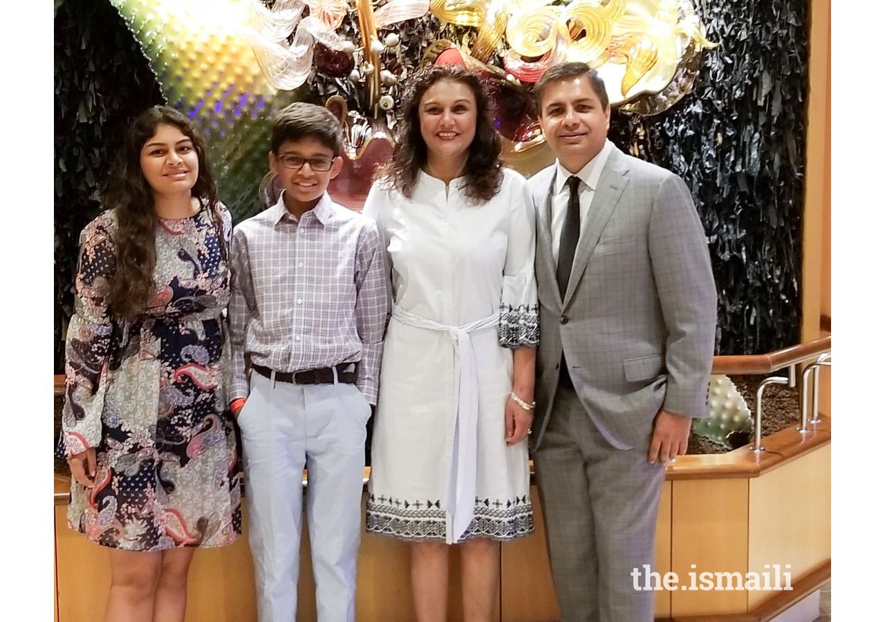 Nadia Esani and family during a trip to Honduras.