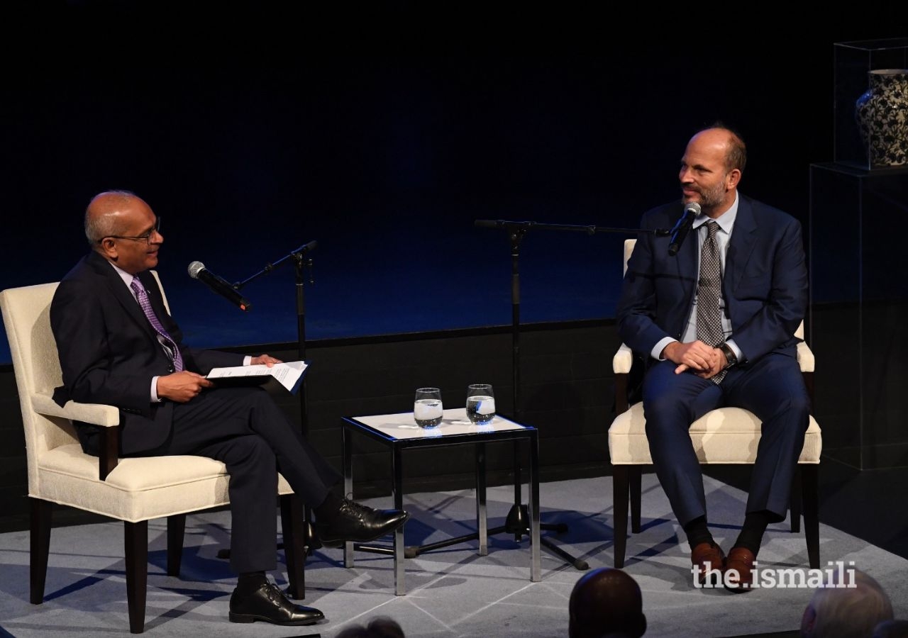 Prince Hussain and University of Waterloo President Vivek Goel engage in an on-stage conversation centered on Prince Hussain’s life-long passion for wildlife and efforts to help protect marine ecosystems through his not-for-profit organization Focused on Nature.