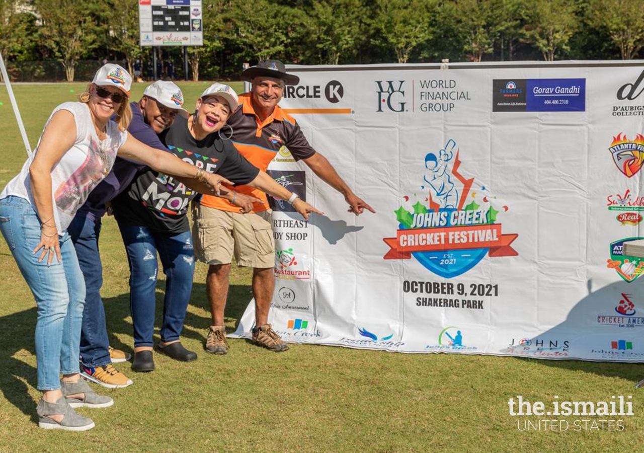 The Johns Creek Cricket Festival, where Shafiq and his team organized a cricket match between the Johns Creek Police Department and the Johns Creek Fire Department.