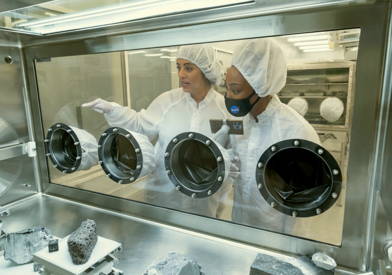 Sharing the history of lunar samples at the Astromaterials Research Exploration Science division at NASA's Johnson Space Center in Houston.