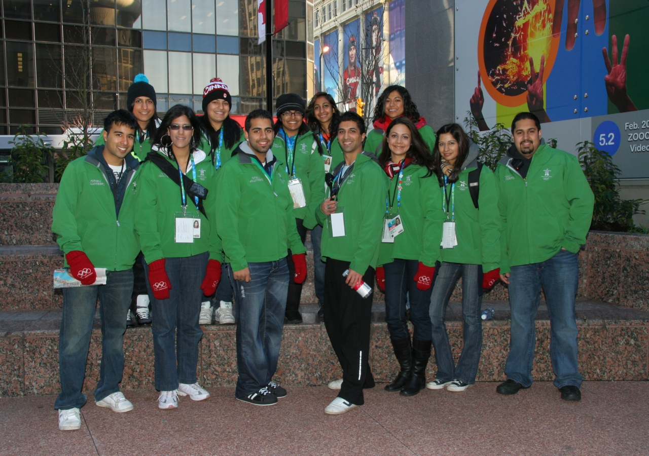 Ismaili youth were enthusiastic to volunteer as Olympic Ambassadors and welcome the world to Vancouver for the 2010 Winter Games.