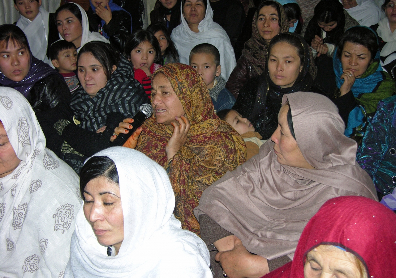 The Kabul Women’s Day event encouraged discussion. The audience was reminded that in Afghanistan women can become teachers, doctors, judges and traders, and that they have the right to vote.