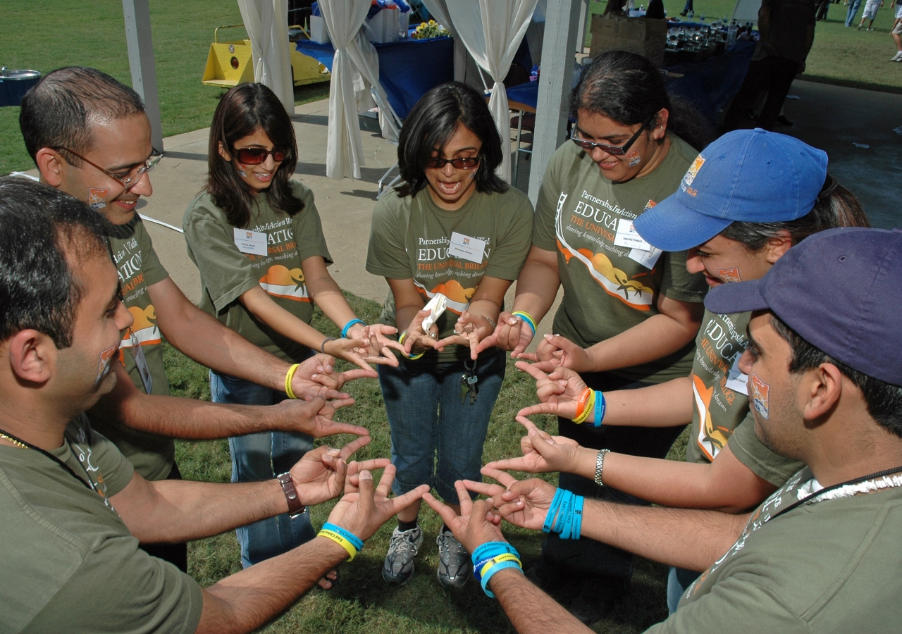 AKF USA volunteers in Memphis get hyped for Partnerships&lt;em&gt;InAction&lt;/em&gt;.