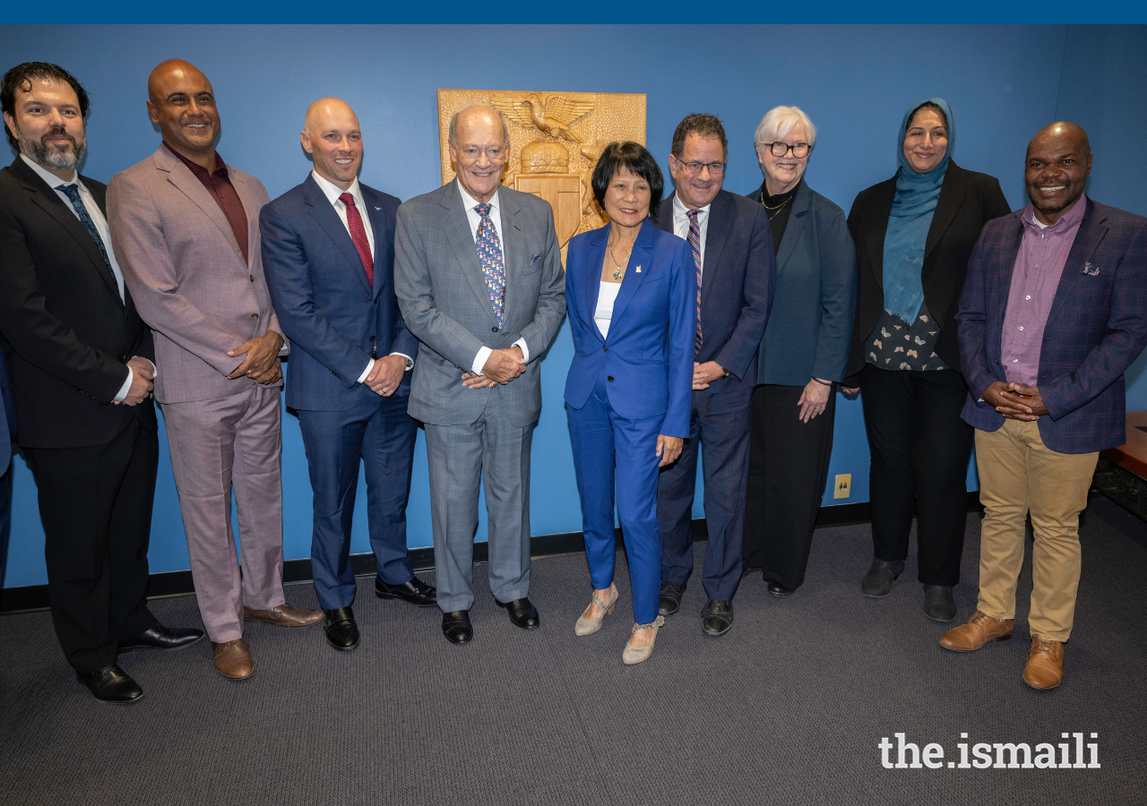 Prince Amyn and Mayor of Toronto Olivia Chow with representative members of Toronto City Council.