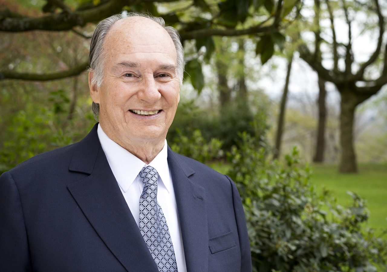 His Highness Prince Karim Aga Khan (known to the Ismailis as Mawlana Hazar Imam), the 49th hereditary Imam of the Shia Ismaili Muslims. AKDN