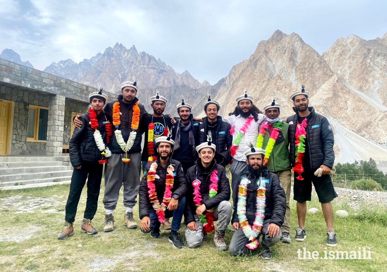 Team Khimor, back in Hunza valley after successfully completing their expedition.