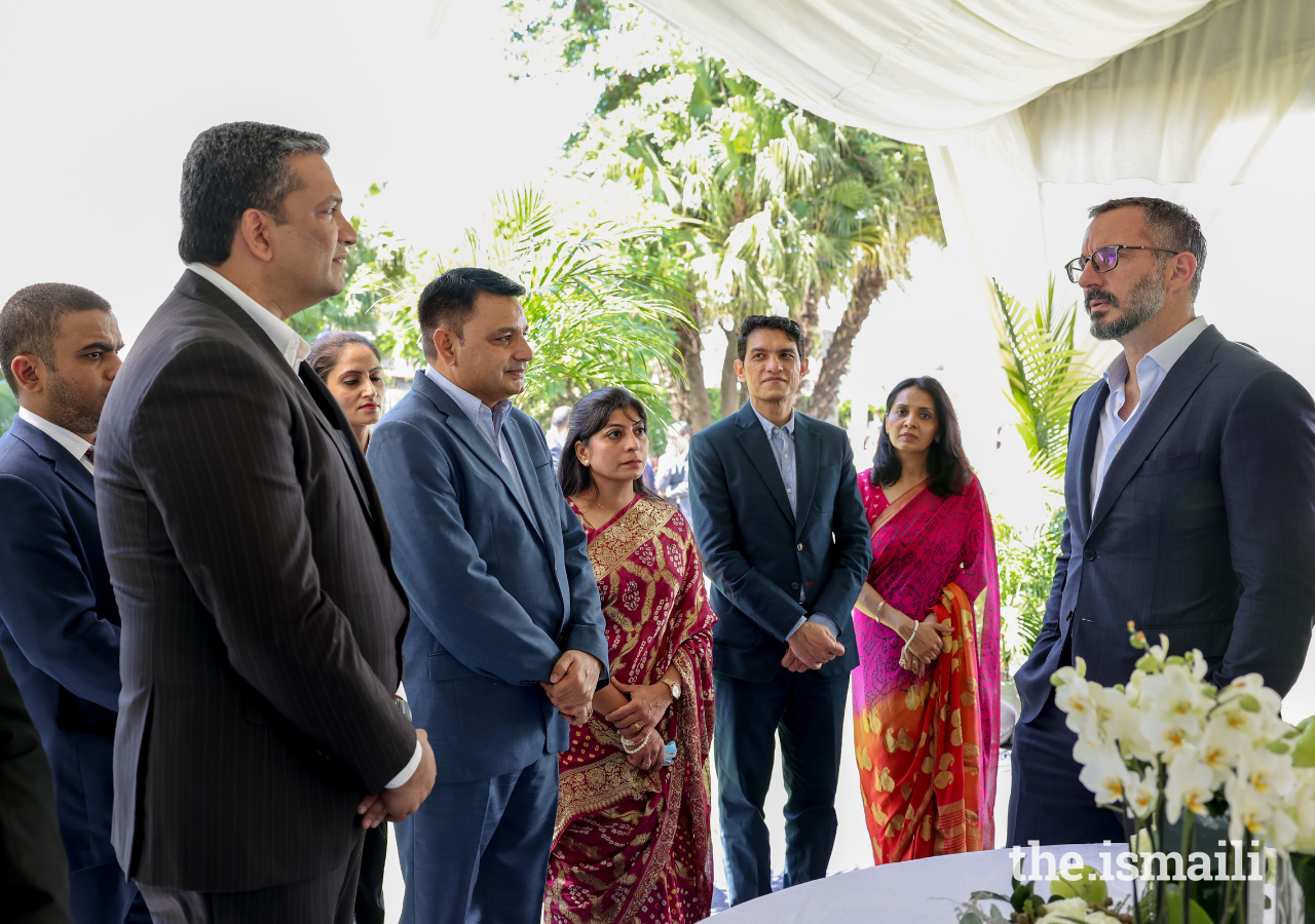 Prince Rahim met with leaders of the Jamat at Maputo Jamatkhana on 18 March 2022.