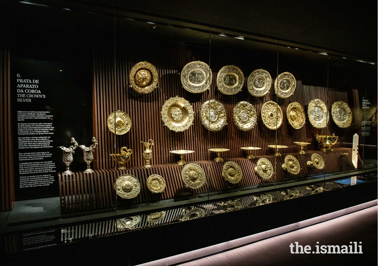 A selection of artefacts as part of the Royal Treasure Museum's permanent collection.