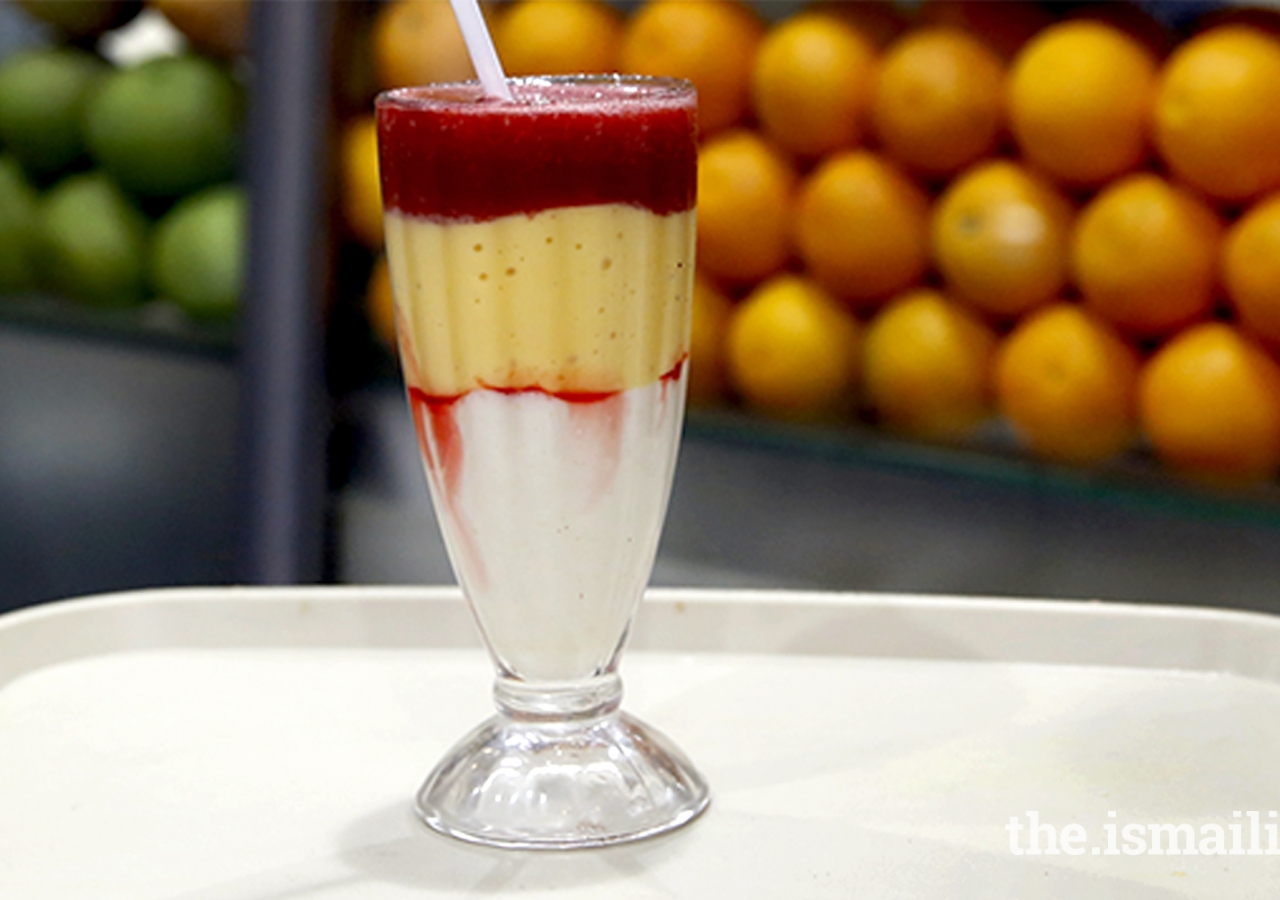 Quench your thirst by sipping on a refreshing shake made with your choice of fresh fruits!