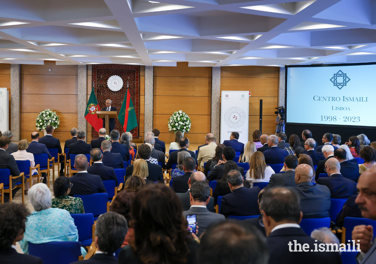 Nazim Ahmad, Diplomatic Representative of the Ismaili Imamat to Portugal, expresses his gratitude to Portuguese leaders for welcoming and embracing the Ismaili Community in Portugal.