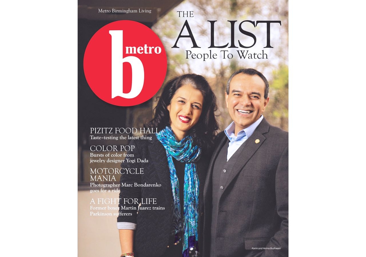 Drs. Henna and Karim Budhwani on the cover of a local magazine.