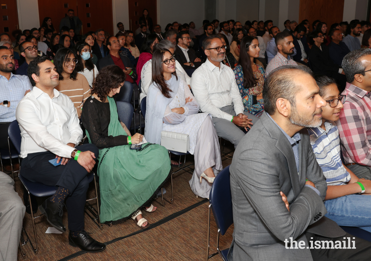 Audience members captivated by the conversations on the future of AI.