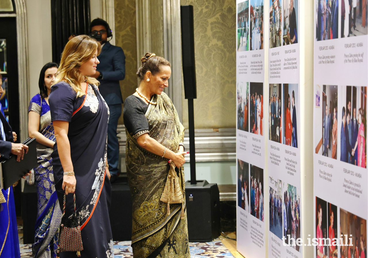 The Ismaili Council organised a photo gallery recounting Princess Zahra’s previous visits to India to honour her contributions and pay tribute to her many years of work.