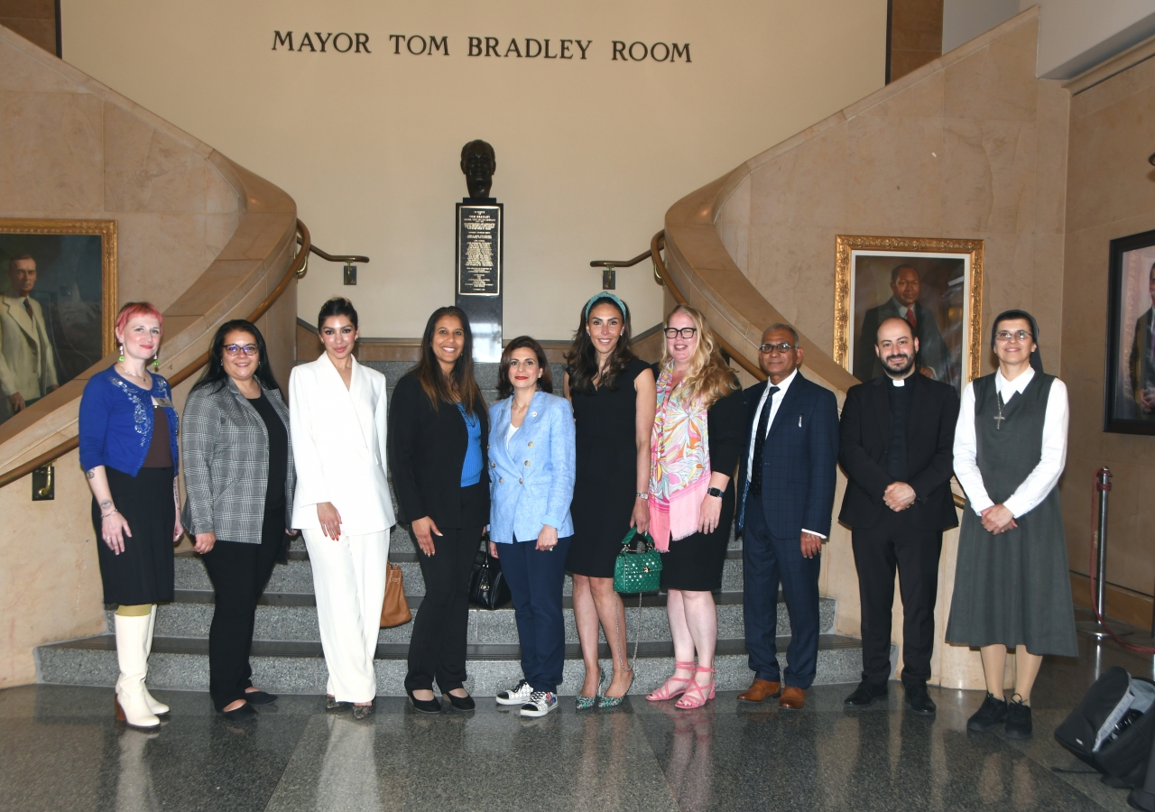 Some of the guests at the Los Angeles Day of Religious Pluralism