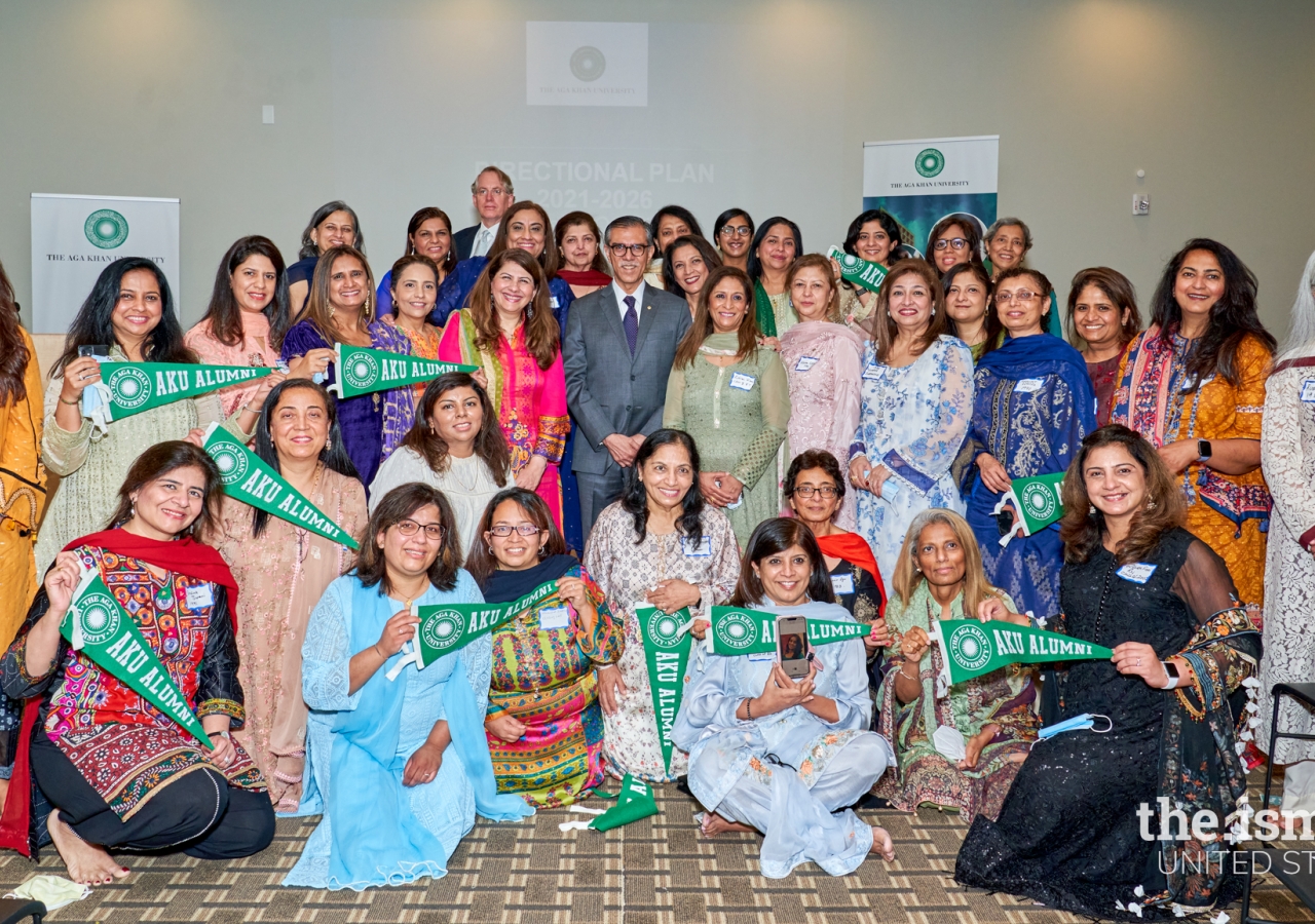 Dean of the School of Nursing and Midwifery in Pakistan, Dr. Rozina Karmaliani, met with the School of Nursing and Midwifery alumnae in the Southeastern USA.