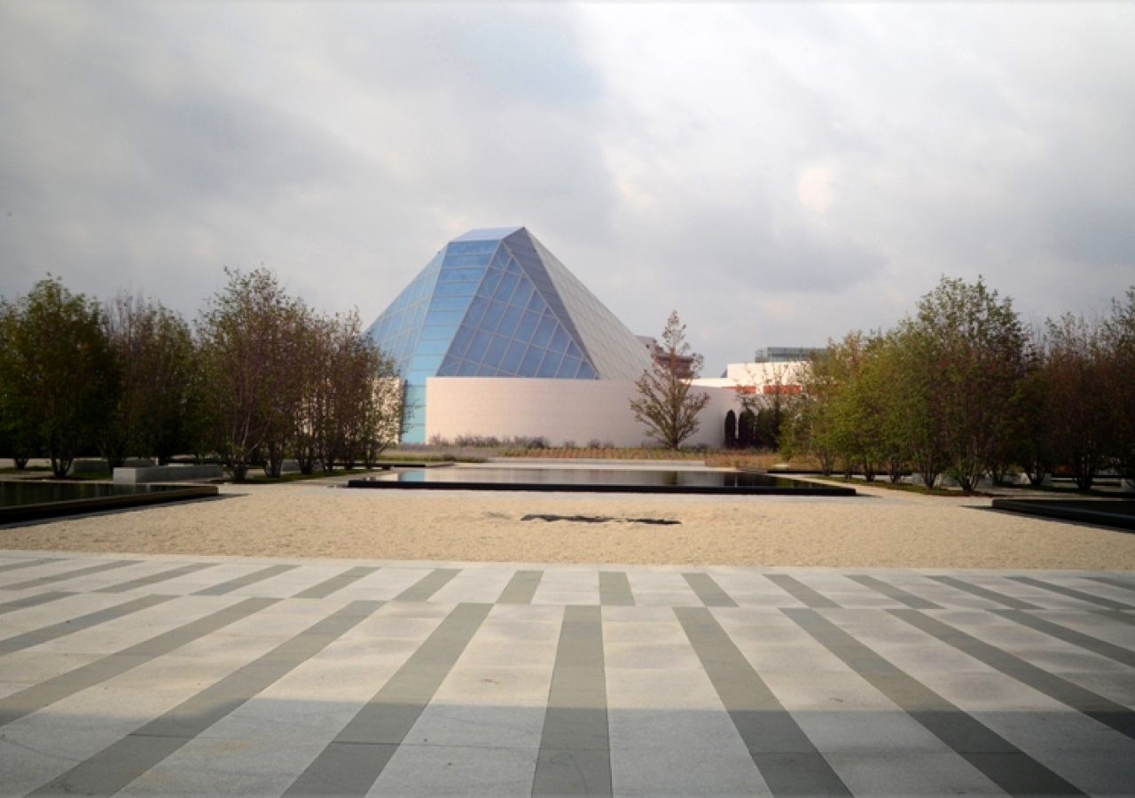 The prayer hall is the crown jewel of the Ismaili Centre, Toronto. Moez Visram