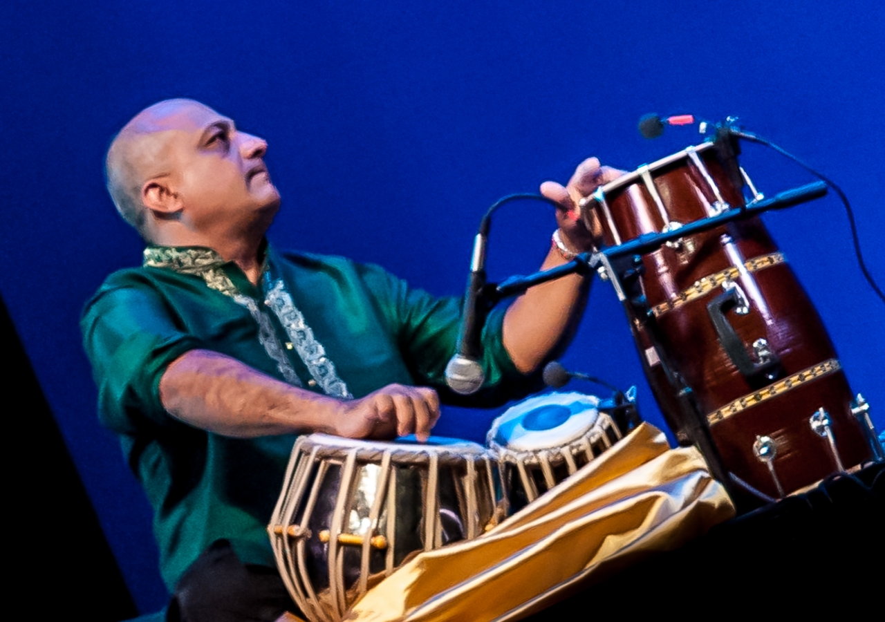 Shahnawaz Meghani on tabla & percussion