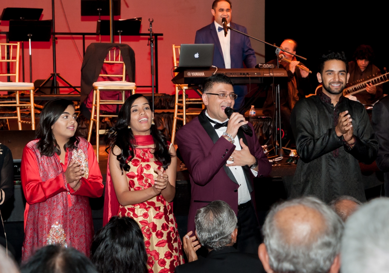 Fez Meghani (vocal), Parvaiz Mirza (keyboards and vocal), Jatinder Parkash (flute), Anwar Khurshid (sitar)  with Ismaili youth vocalists Southern California