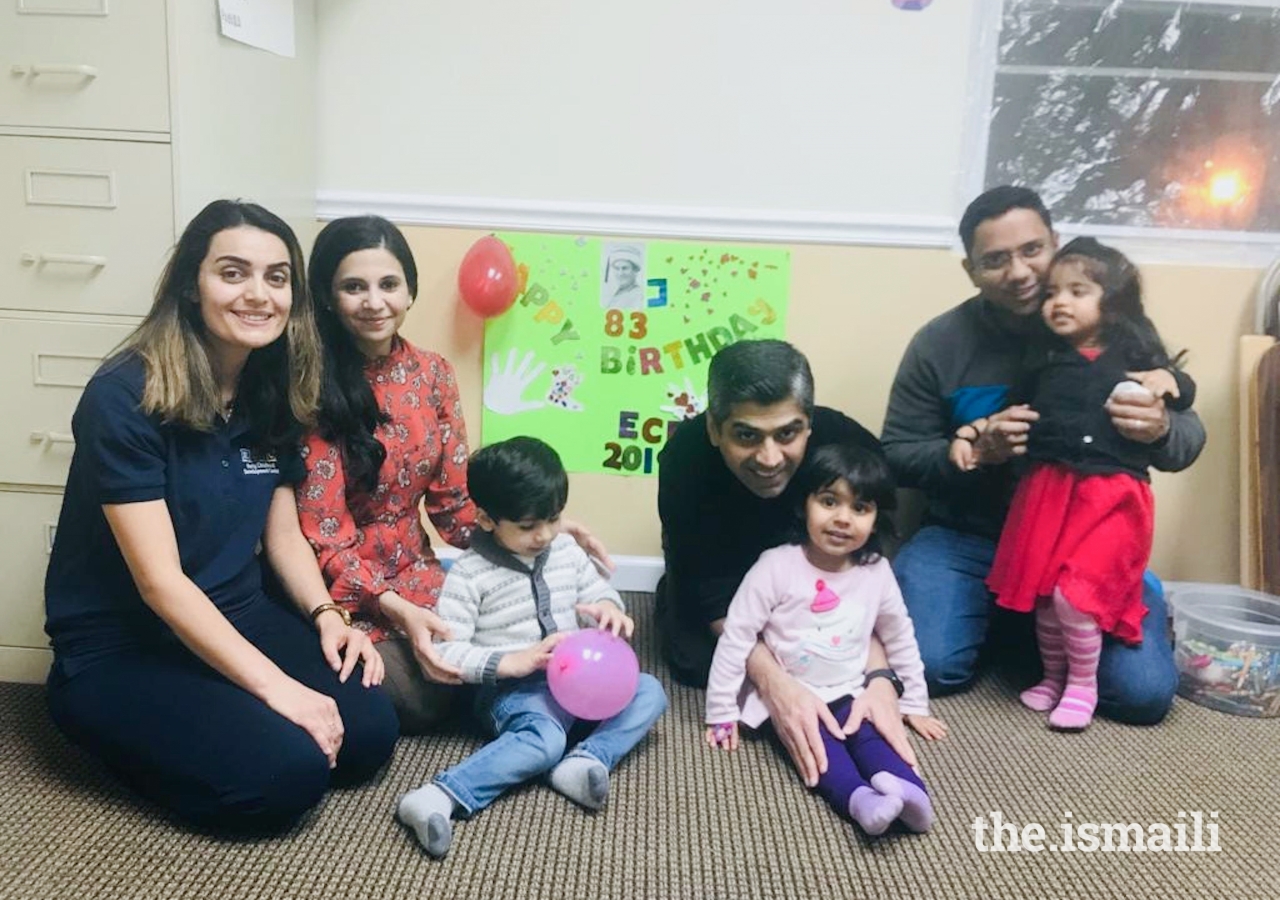 Abrigul Lutfalieva in an ECD class at Edison Jamatkhana, New Jersey.