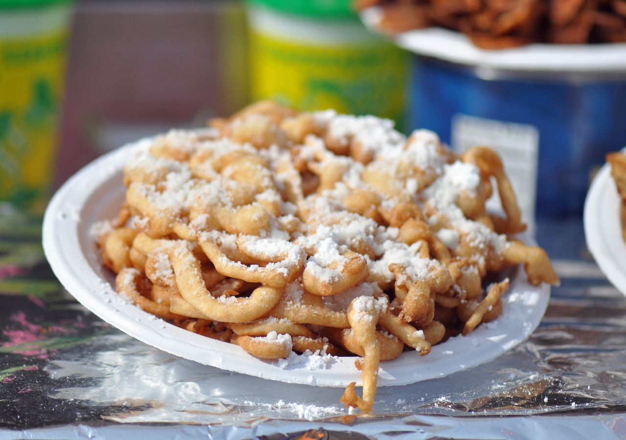 Everything tastes better fried, including the classic Texas State Fair dessert, funnel cake.