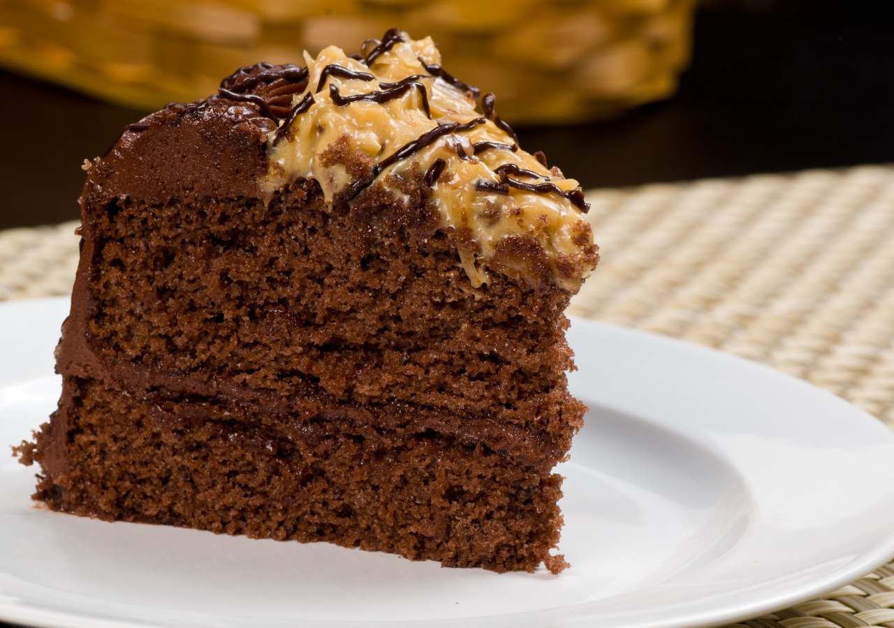 You just can't go wrong with layers of chocolate cake, coconut and pecan. Eat in moderation, and enjoy with a class of milk for nutrition.