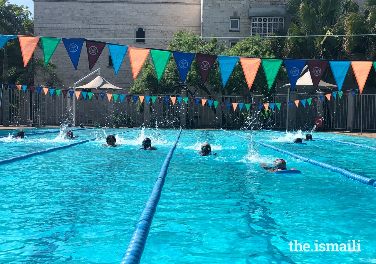 The Sports Camp programme has expanded this year to include swimming training, and have increased in capacity in order to accommodate more students.