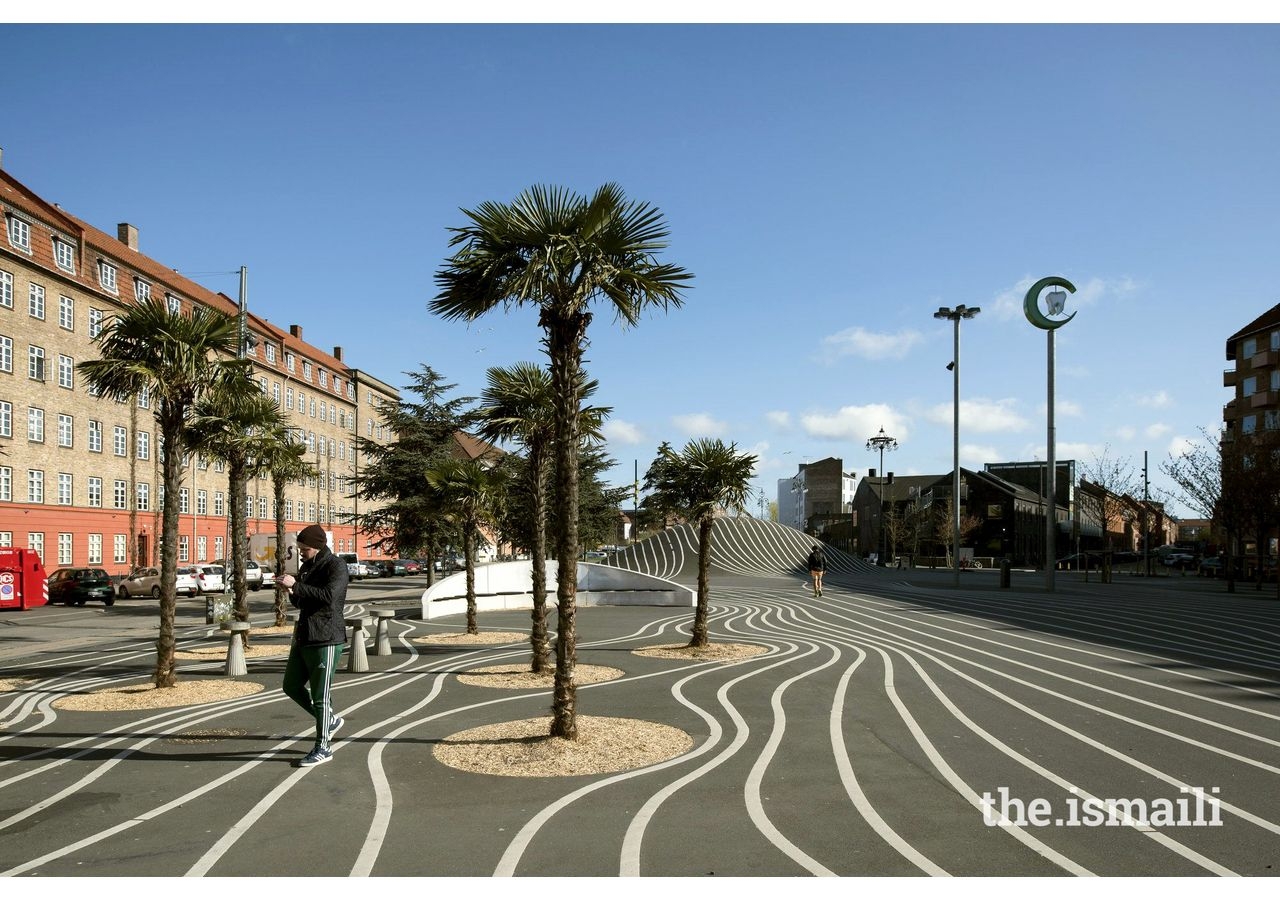 Superkilen, an urban park in a suburb of Copenhagen that won the 2016 AKAA award.