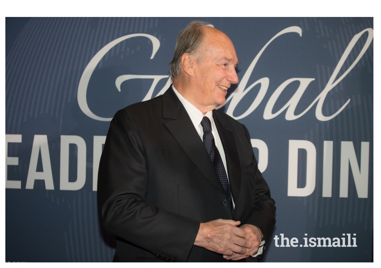 Mawlana Hazar Imam arrives at the 2017 United Nations Global Leadership Dinner