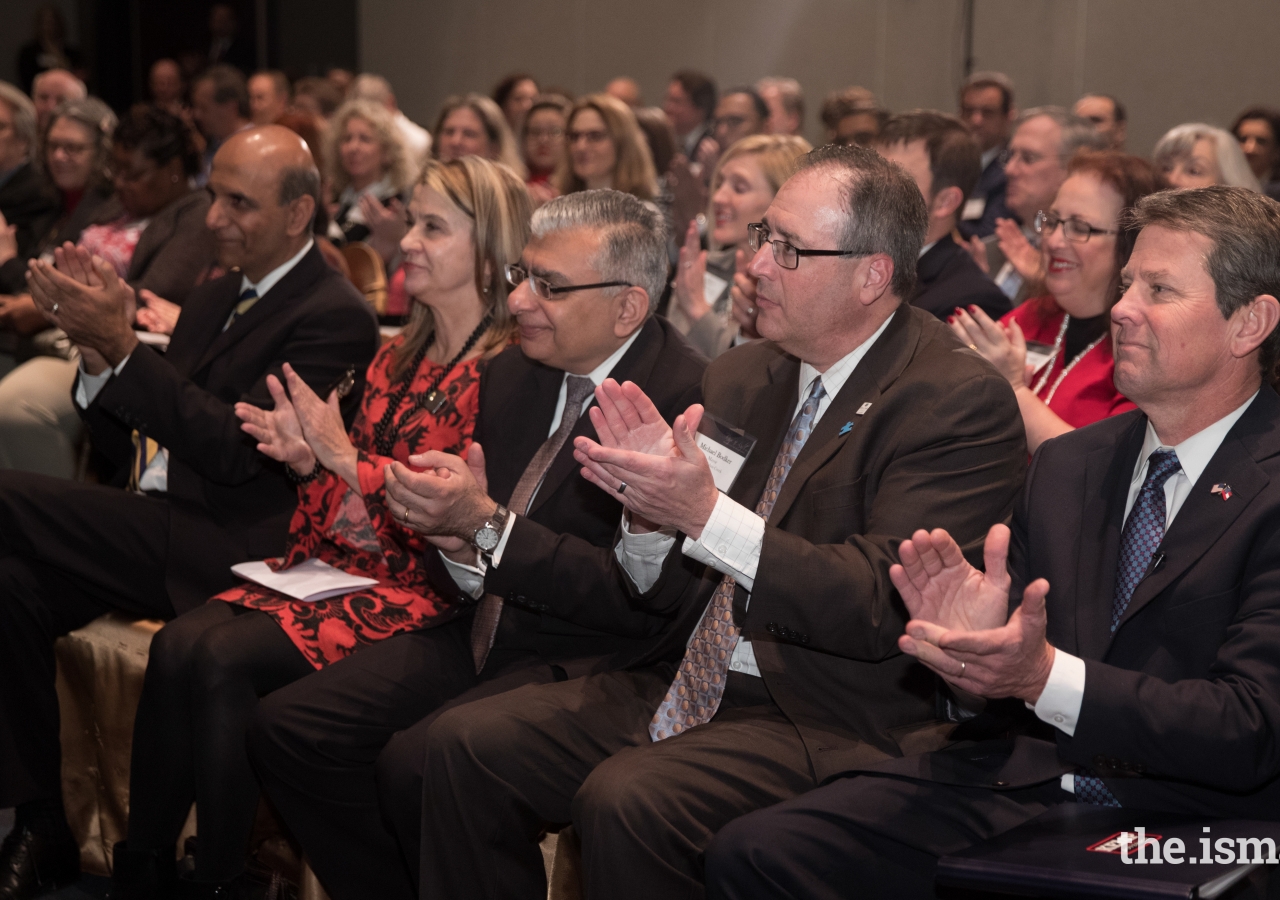 Close to 200 dignitaries from across the State of Georgia, along with local and national Ismaili leaders, gathered at the Rays of Light Reception.