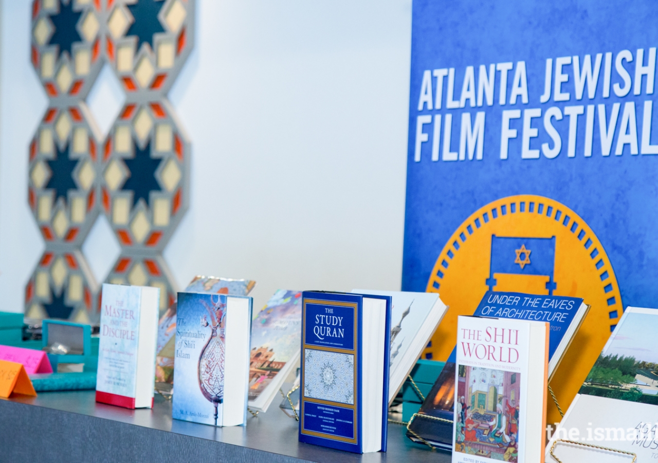 Ismaili Institute of Studies’ (IIS) publications on display at the Ismaili Jamatkhana.