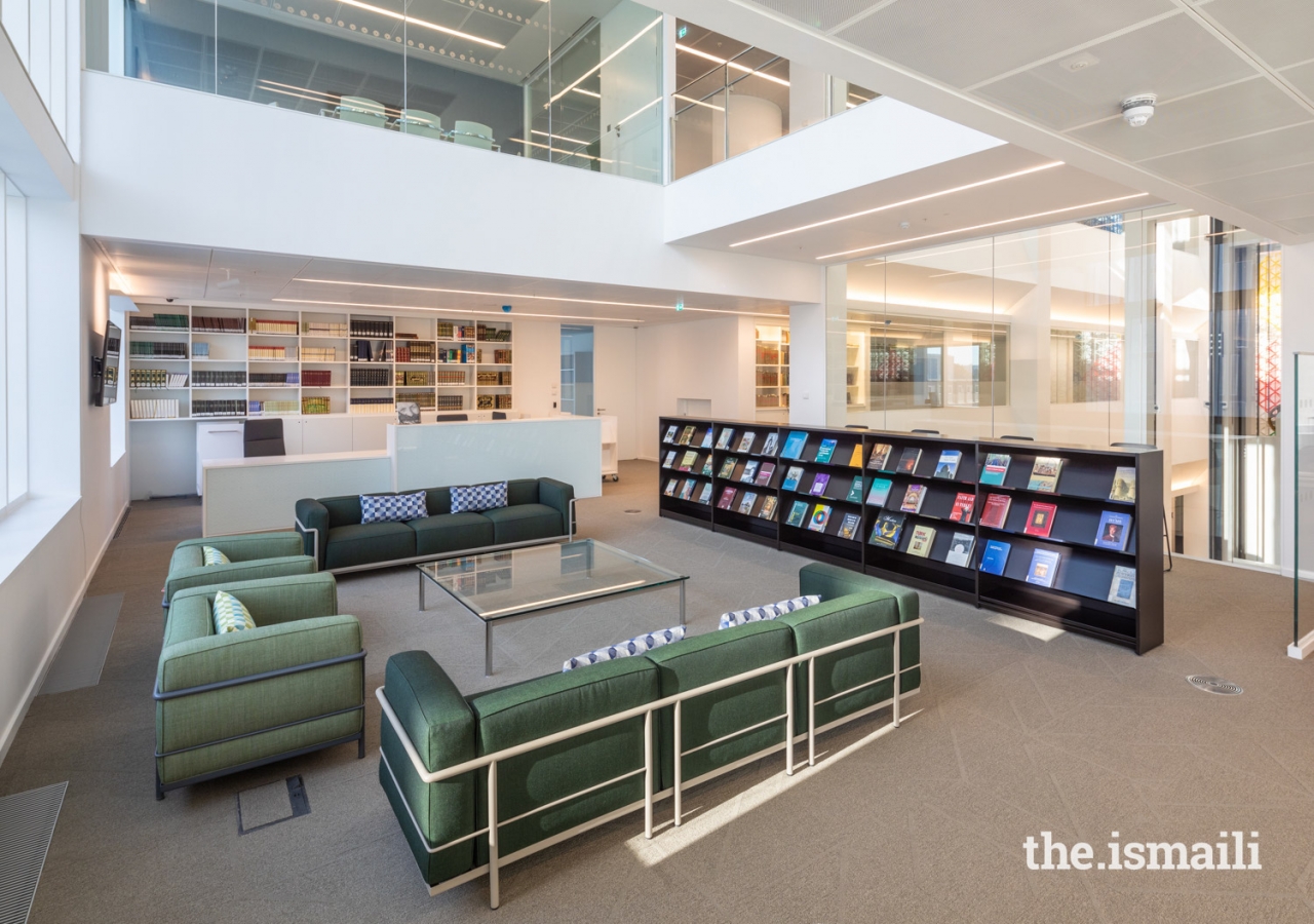 The Aga Khan Library combines the libraries of the IIS and AKU-ISMC, serving as a resource on Ismaili Studies, Muslim civilisations and the AKDN. The library will be a place for the active production of knowledge through reading, research, analysis, debate and discussion.