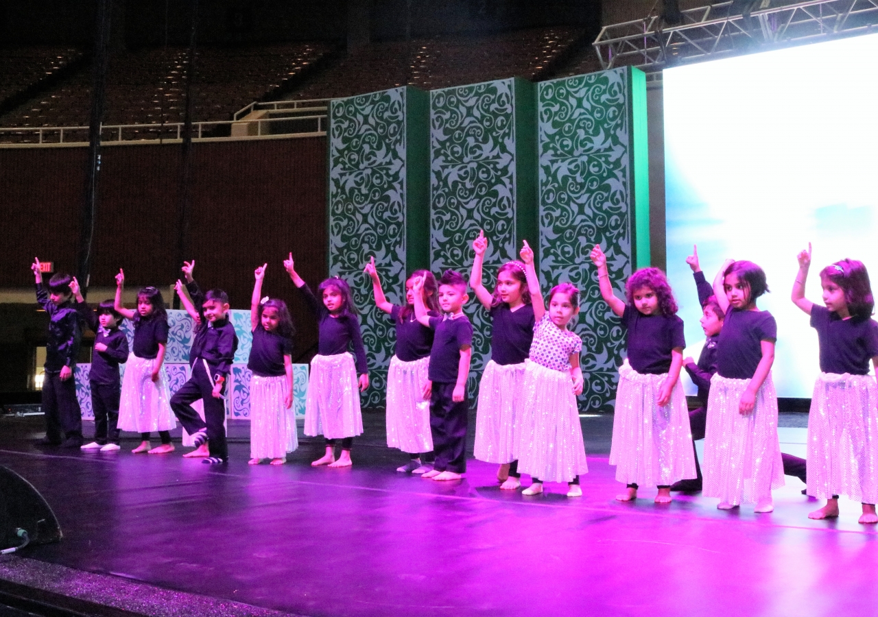 Youth under 18 years of age practicing their dance performance in Dallas, TX.